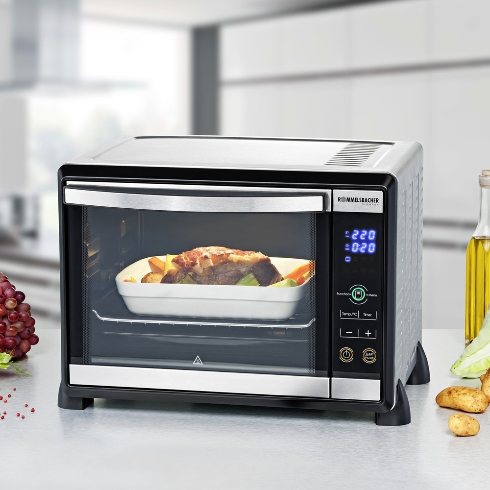ELECTRONIC BAKING OVEN ElektroHausgeräte Mini & Oven GRILL Cooking ROTISSERIE - ROMMELSBACHER - GmbH Baking - 1580/E BGE 