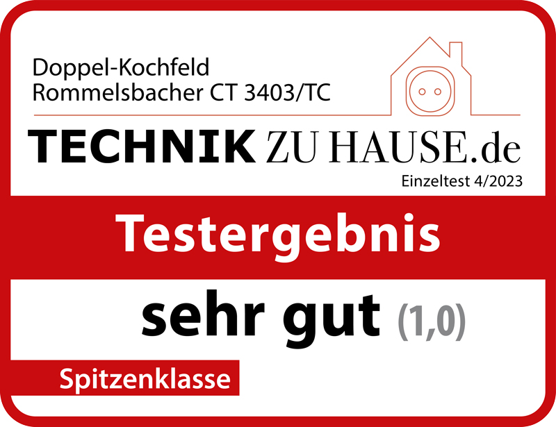 - CT PLATE GmbH CERAN® Products ElektroHausgeräte 3403/TC - to COOKING A ROMMELSBACHER Z DOUBLE from