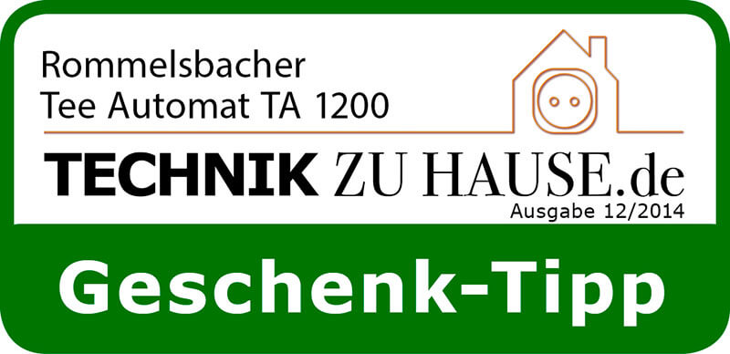AUTOMATIC TEA MAKER TA 1200 - Tea Maker - Coffee, Tea & Co. - ROMMELSBACHER  ElektroHausgeräte GmbH